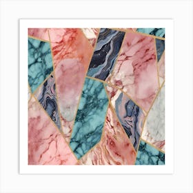 Abstract Marble Pattern Art Print