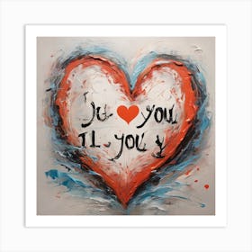 I Love You If You Art Print