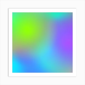 Holographic Background Art Print