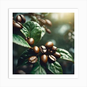 Coffee Beans - Coffee Stock Videos & Royalty-Free Footage 1 Art Print