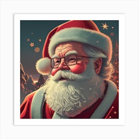 Santa Claus 1 Art Print