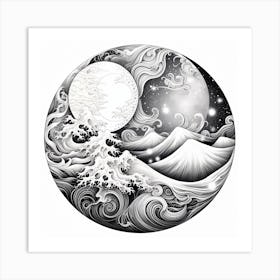 Yin And Yang 23 Art Print