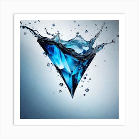Blue Diamond 3 Art Print