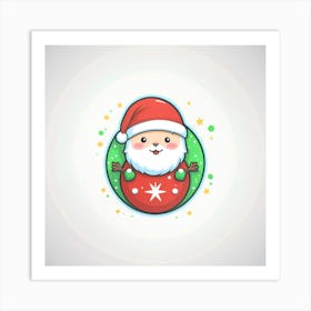 Santa Claus 1 Art Print