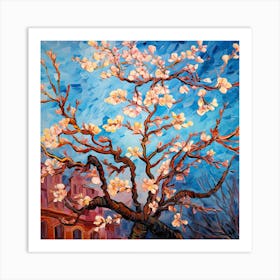 Blossoming Almond Tree Art Print