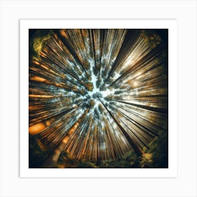 Circle Of Trees Art Print