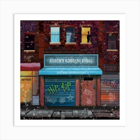 Urban Life Art Print