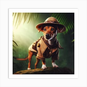 Scout Dog Art Print