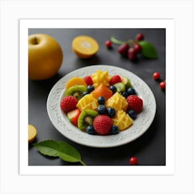 Default Create Unique Design Of Fruits In Beautiful Dish 0 Art Print