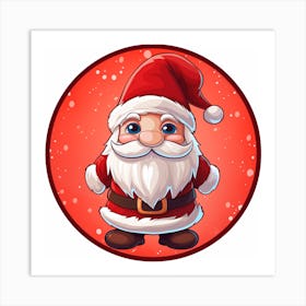 Santa Claus 6 Art Print