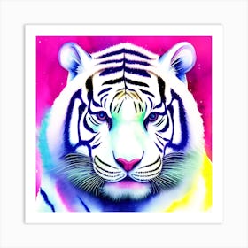 White Tiger 4 Art Print