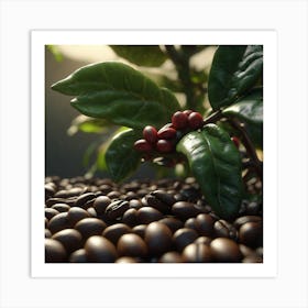 Coffee Beans 139 Art Print