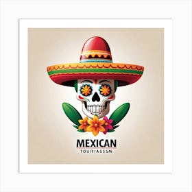 Mexican Skull 31 Art Print