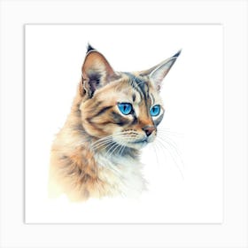 Exotic Cat Portrait 1 Art Print