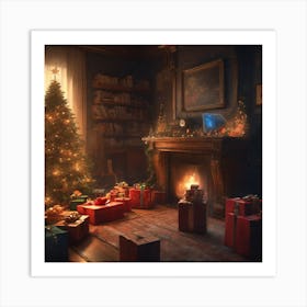 Christmas Tree 58 Art Print