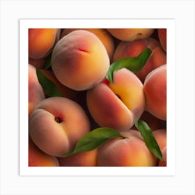 Peach Stock Videos & Royalty-Free Footage Art Print