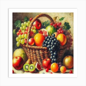 Fruit Basket 1 Art Print