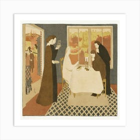 The Pilgrims Of Emmaus (Les Pèlerins D Emmaüs) (1895)Maurice Denis Art Print