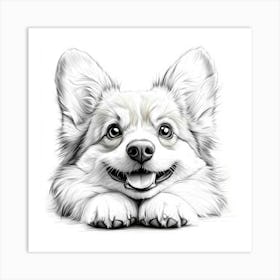 Welsh Corgi Art Print