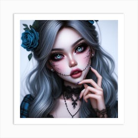 Day Of The Dead Girl Art Print