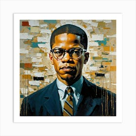 Malcom X Art Print