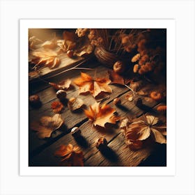 Autumn Leaves Art Print