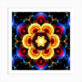 Psychedelic Mandala 103 Poster