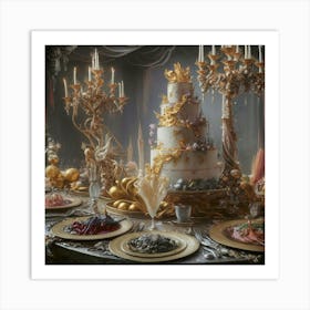 'The Wedding Cake' Art Print