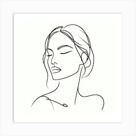 Portrait Of A Woman 5 Art Print