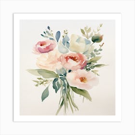 Watercolor Bouquet Art Print