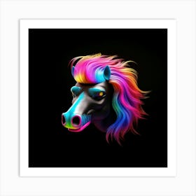 Rainbow Unicorn Póster