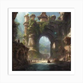 Fantasy Castle 86 Art Print