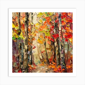 Autumn Forest 12 Art Print