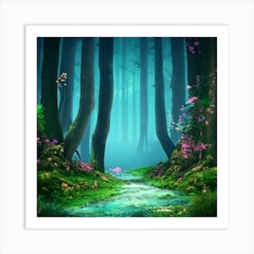 Forest 60 Art Print