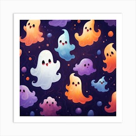 Ghosts Wallpaper Art Print