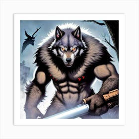 Werewolf 17 Art Print