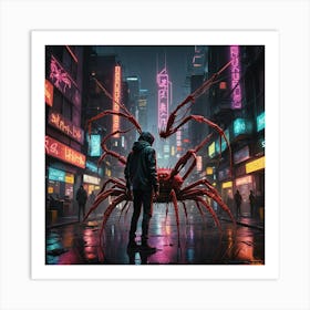 Cyborg City Art Print