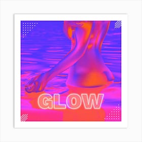 Glow Neon Art Print