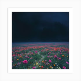 Field Of Flowers 6 Art Print