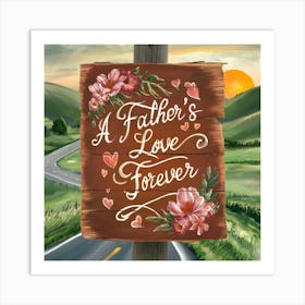 Father'S Love Forever Art Print