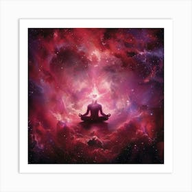 Meditation In Space Art Print