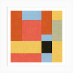 Contemporary modern geometry 2 Art Print