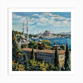 Blue Mosque 10 Art Print