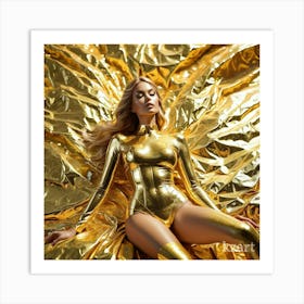 Golden Girl Art Print