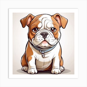 Bulldog Dog Art Print