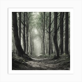 Dark Forest Art Print