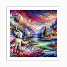 Angels In The Sky Art Print