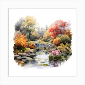 Lily Pond 1 Art Print