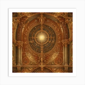 Ornate Ceiling Art Print