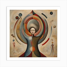 The Woman Tree Art Print